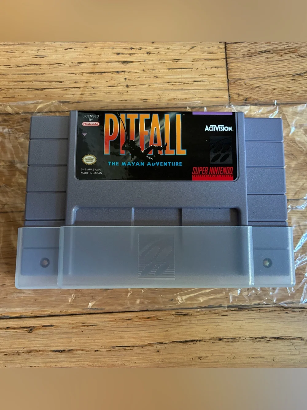 Activision Pitfall: The Mayan Adventure for Super Nintendo - Gray